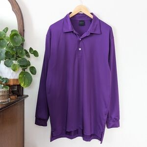 Dunning Golf | Large | Long Sleeve Polo Shirt Activewear